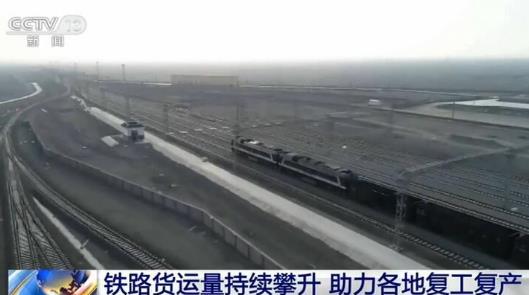 鐵路裝車量持續攀升 助力各地復工復產